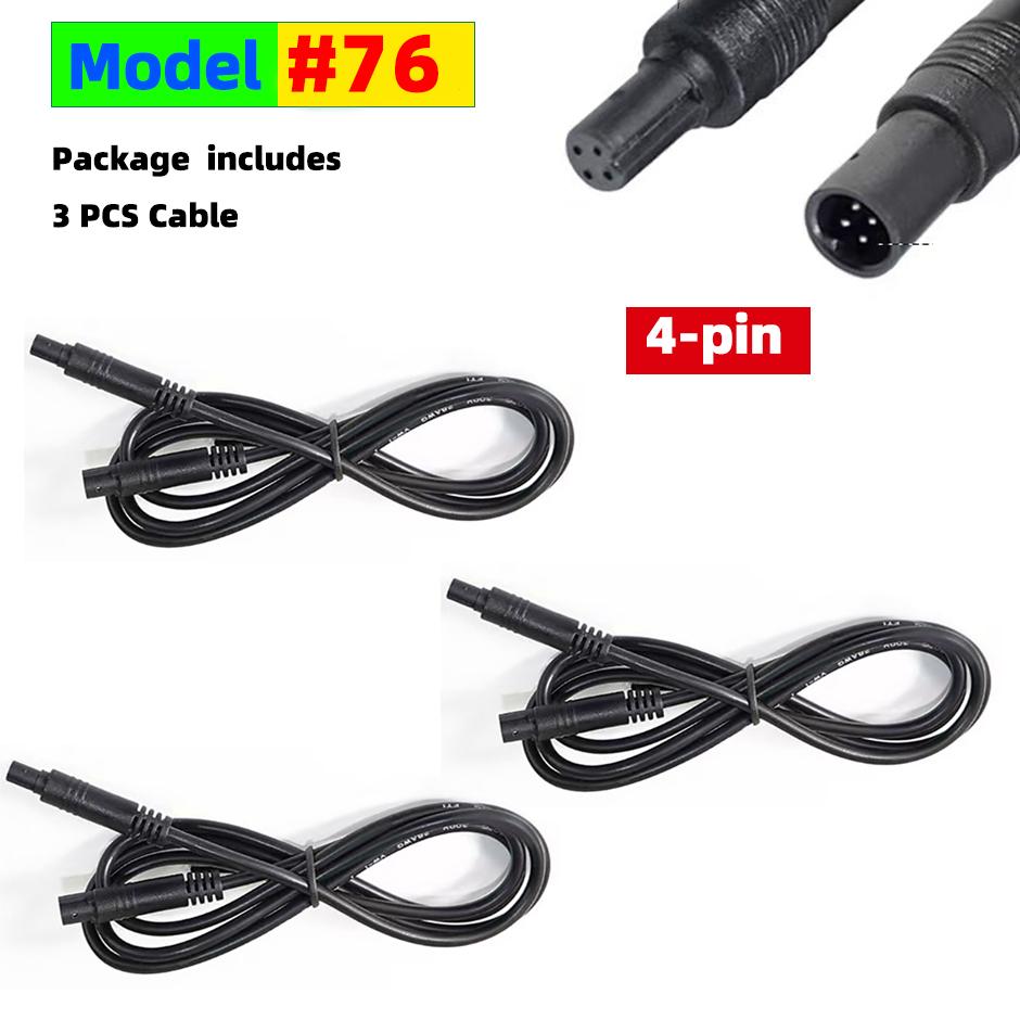4-Pin or 5-Pin Car DVR Camera Extension Cable 2M Male for Female Connector Cord for Dashcam Reverse Camera Cable
