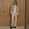 Wednesday Delight Wd_Oatmeal Knit Wide Pants