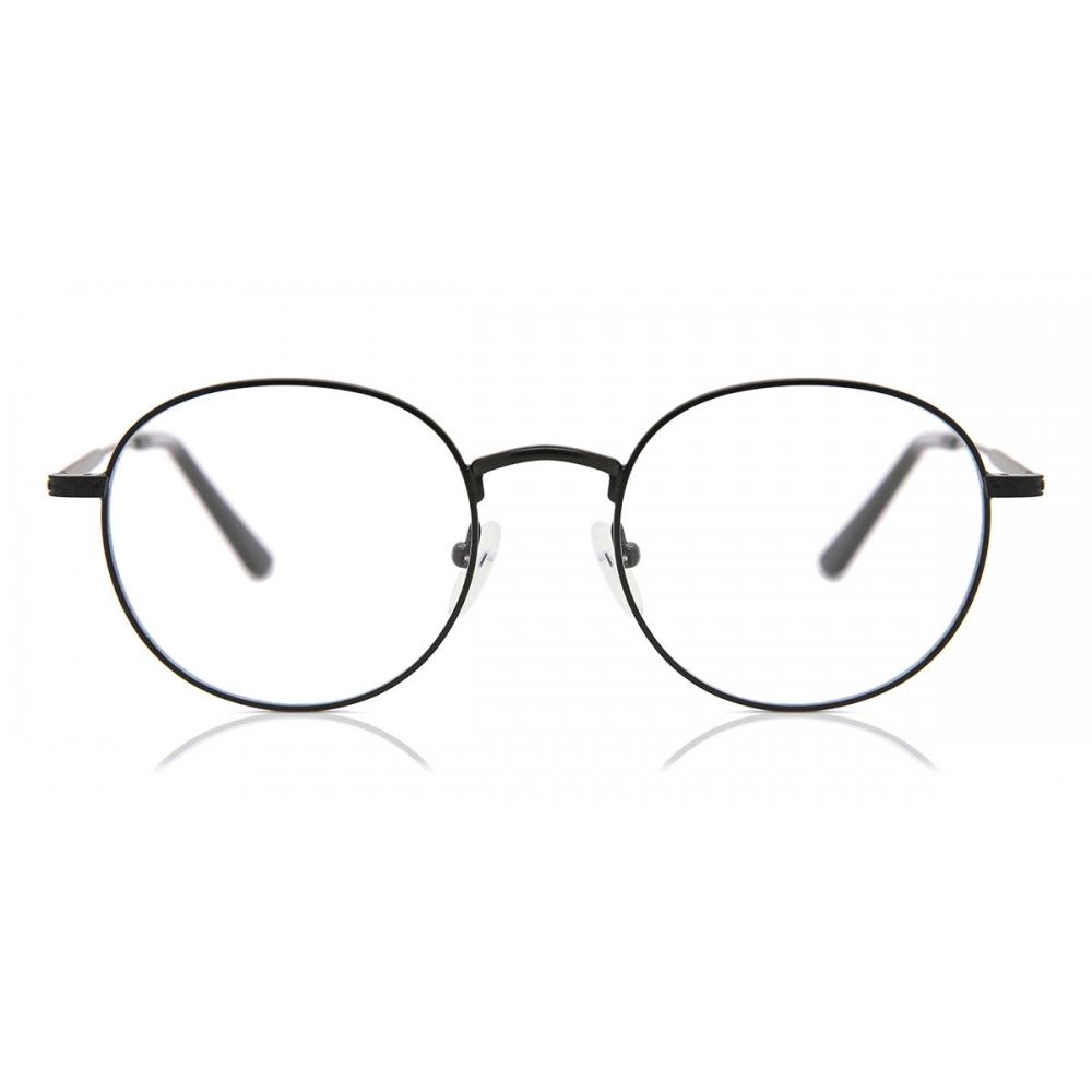 

Full Rim Round Black Smartbuy Collection Peakhurst Asian Fit 993 Fashion Unisex Eyeglasses Black/50-19-140