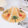Hainan Big Edge Hat Straw Hat Foldable Sunscreen Sun Hat Outdoor Fishing Sunscreen Non-woven Folding Double-layer Hat