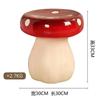 Modern Simple Mushroom Cartoon Shape Stool Floor Decoration Gift Home Bedroom Living Room Shoes Replace Stool Ottomans Furniture
