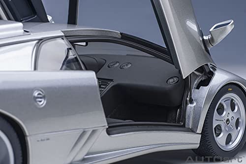 AUTOart 1/18 Scale Lamborghini Diablo SE30 Jota in Titanio/Metallic Silver (Finished Model) 79143