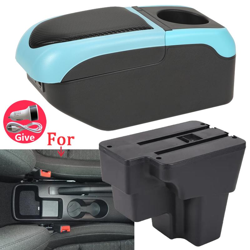 For KIA RIO Armrest Box For KIA STONIC KIA Rio Lx Cerato Car Armrest Retrofit Part Storage Box Car Accessorie South America