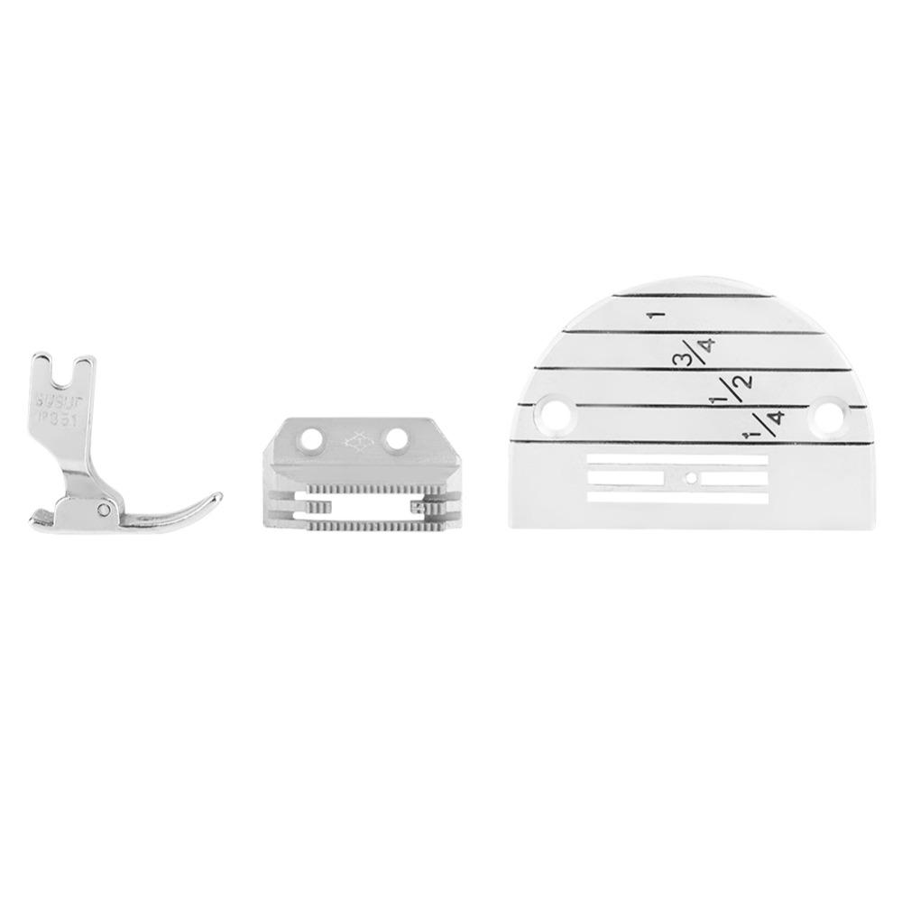 3PCS Iron Industrial Sewing Machine Accessories Heavy Duty Precise Stitching Needle Plate Easy Disassembly Professional Quality
