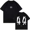 2026 44 Grupo de Etiquetas Algodón Hip Hop Camiseta Unisex Streetwear Manga Corta Cuello Redondo Estampado Casual Transpirable Moda Camiseta para Adulto