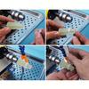 Ring Grinding & Polishing Fixture - Carbonized Silicon Sanding Head with Adjustable Rubber Grip, Ergonomic Design for Jewelry Making & Metalworking