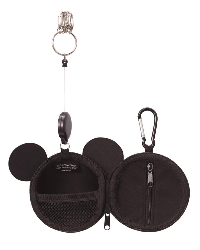 Seto Craft Cosmetic Key Coin Case Case, & (Mickey)