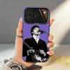 Singer P-Pau-M-McCartney Phone Case For iPhone17 16 15 14 13 12 Pro Max Grey Black Matte Laser Metallic Aurora Funda