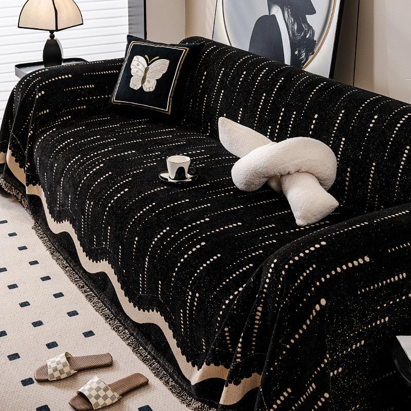 

Light Luxury Sofa Cover Cloth, High-End Sense, Universal In All Seasons New Non-Slip Sofa Cover Blanket All-Inclusive Universal Sofa Towel 180*130cm