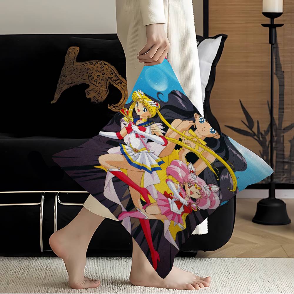 Anime Girl S-Sailor M-Moon Pillow Anime Pillow Sofa Bed Head Pillow Cover Cushion Cover 45x45 Cm Fashion