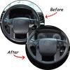 Matte Black Steering Wheel Frame Cover Trim Bezels For 4runner 2010+ Tundra 14+