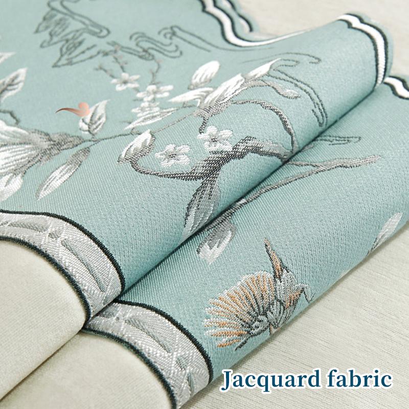 Chenille Chinese Style Sofa Cover Jacquard Fabric Edge Sofa Cushion Living Room Decor Four Seasons Universal Anti-slip Slipcover