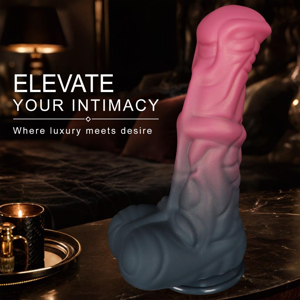 Oversized Knot Anal Plug - Extra Large Thick Silicone Dildo for Extreme Stretching, Giant Fantasy Butt Plug for Men Women