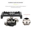 Mountain Bike Pedal Cleats Converter: Clipless To Flat with Straps & Reflectors