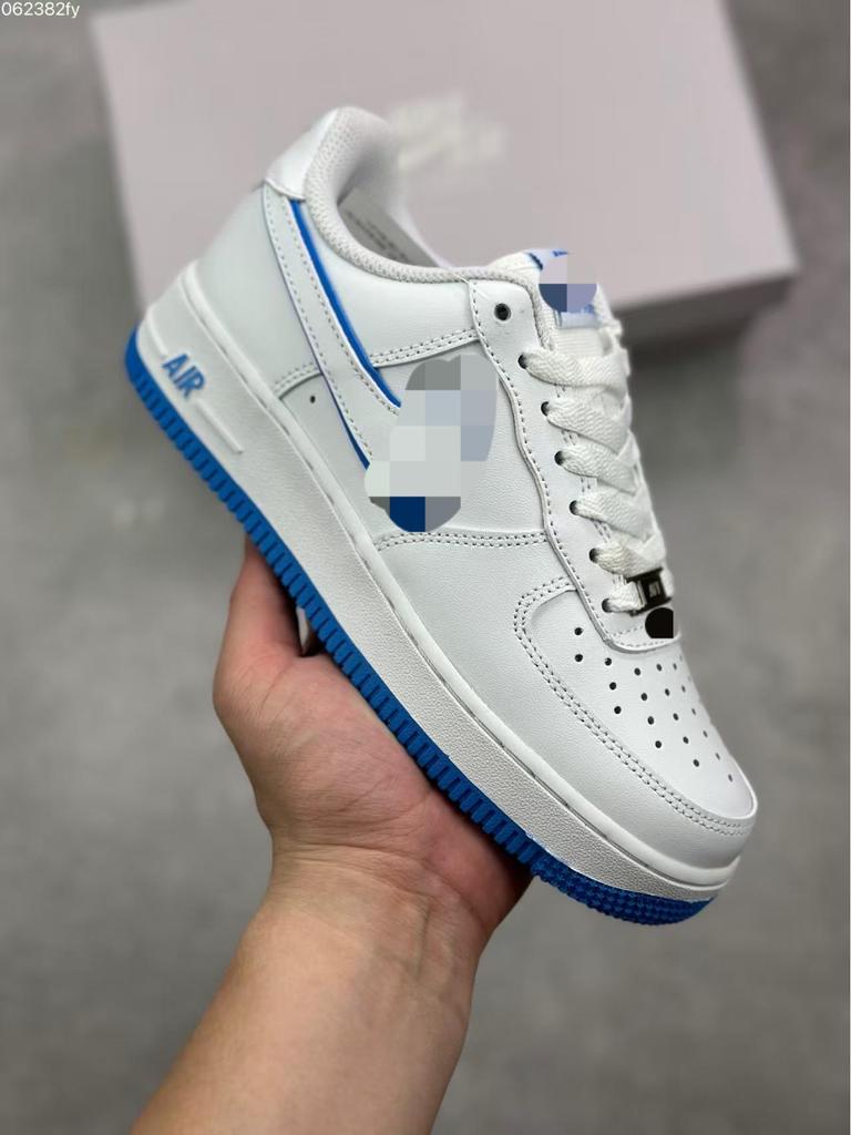 Authentische Air Force 1 Serie Herren & Damen Low-Top Freizeitschuhe - Reinweiß AF1 Trendige Sneaker