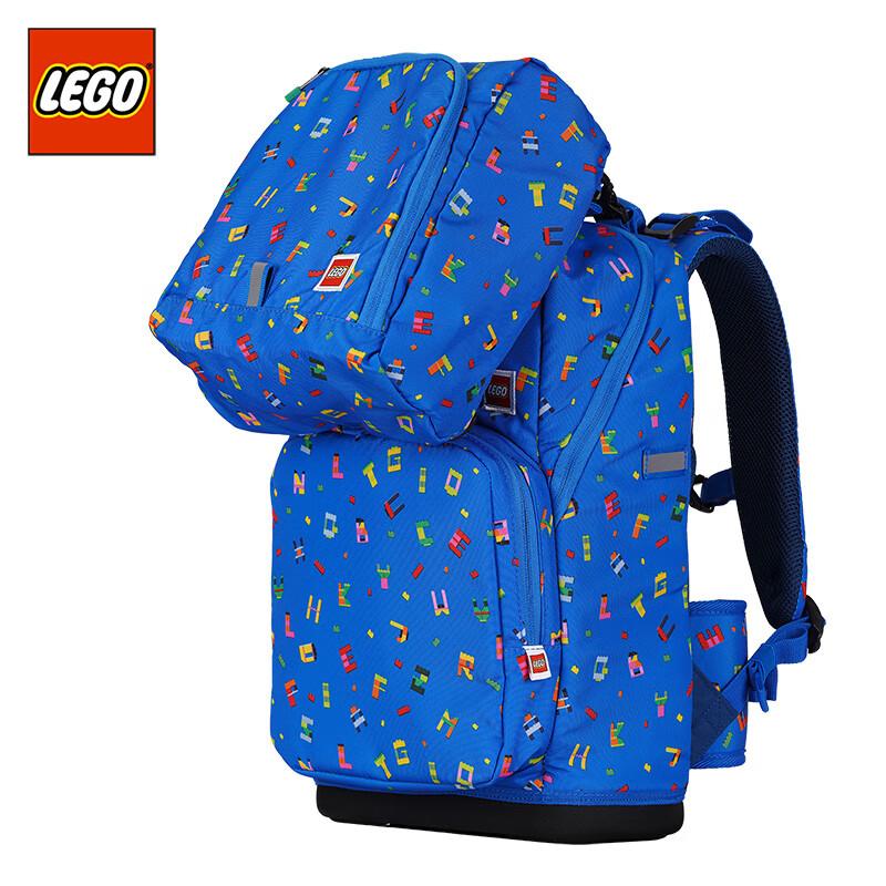 LEGO Elementary School Backpack for Grades 1-3, Children's Double Backpack, Effective Load Reduction,