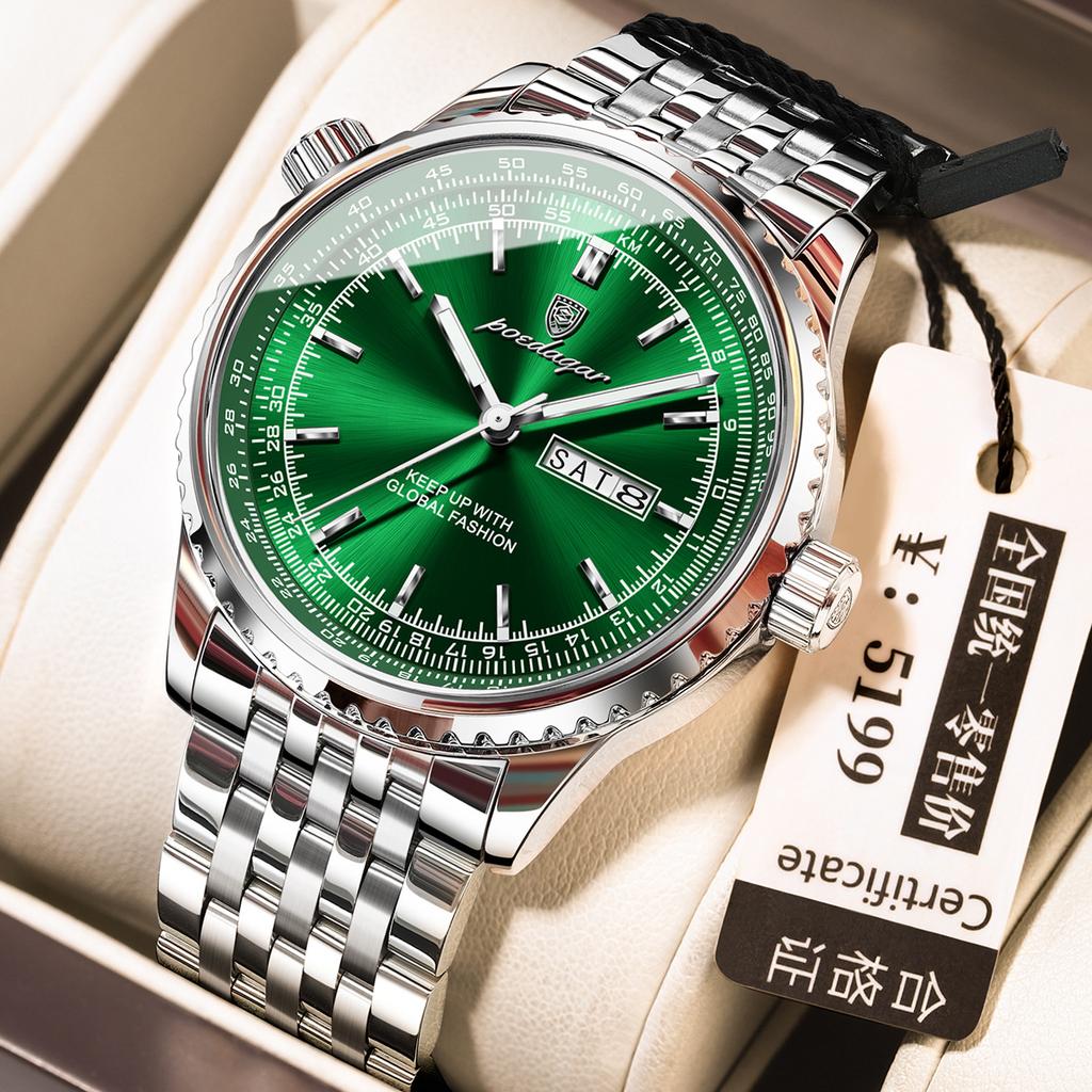 Fashion Large Dial Men'S Watch Casual Waterproof Quartz Watch