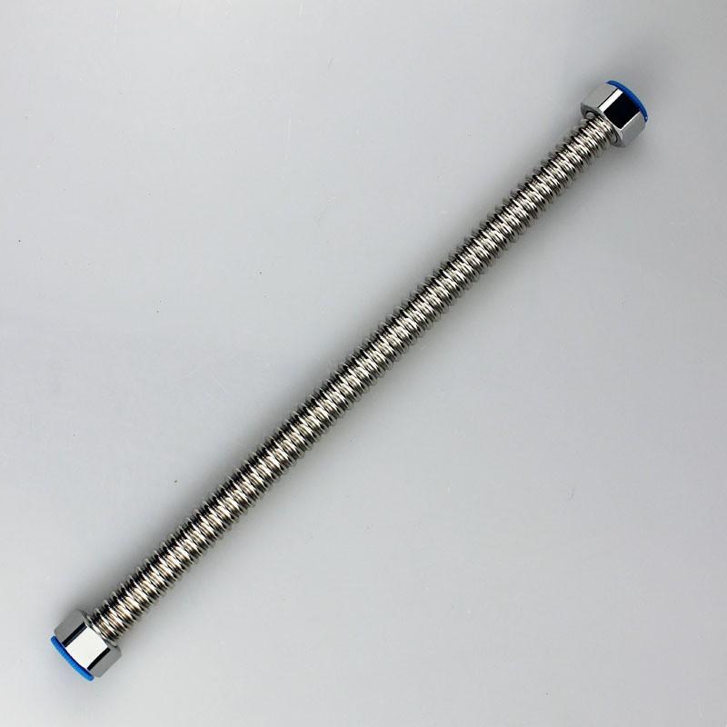 4-point 304 Stainless Steel Corrugated Pipe Inlet Hose Water Heater Hot and Cold Explosion-proof Metal Hose Inlet Pipe