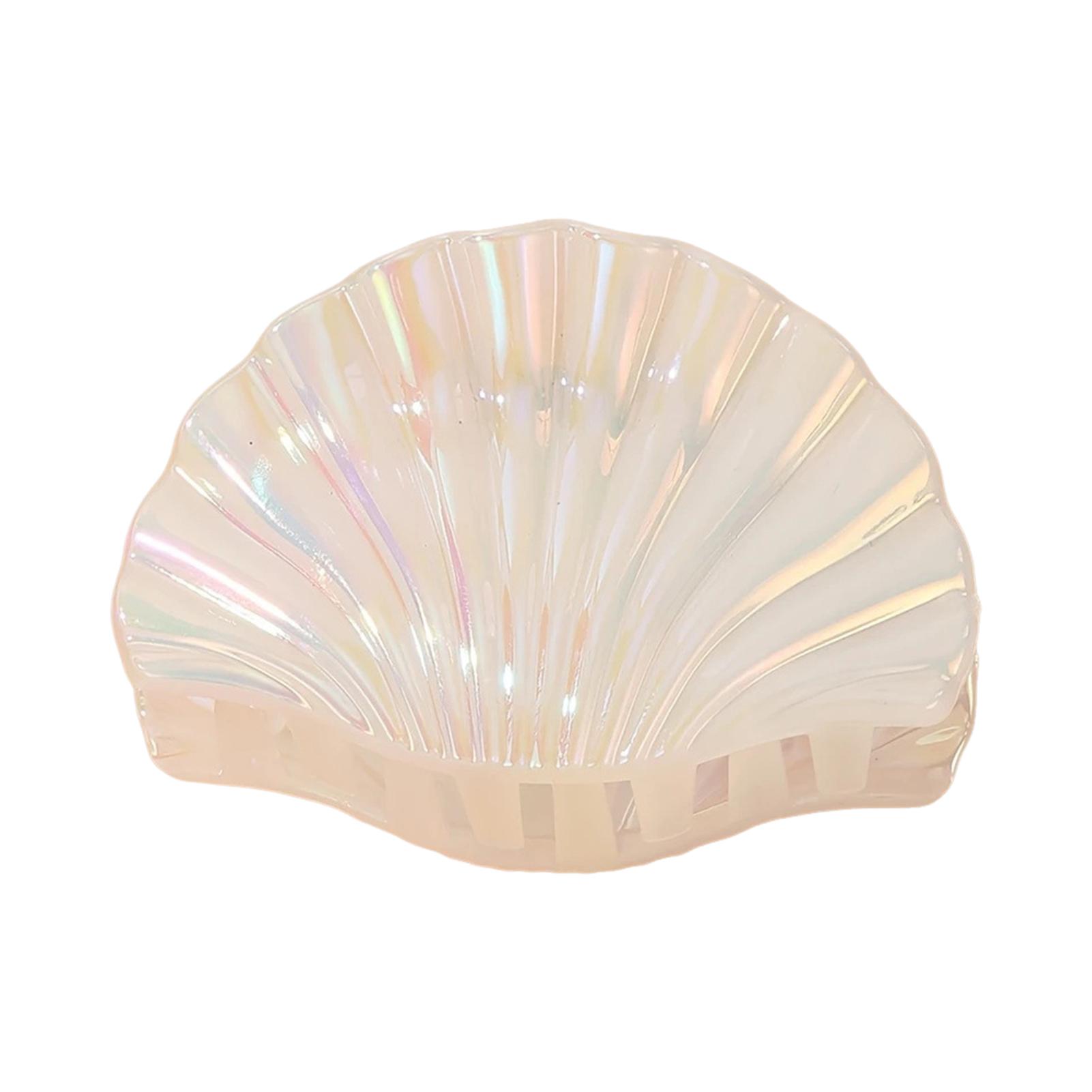 

Гавайский гребешок заколка для волос для женщин перламутровый градиентный цвет ракушка акула захват лето трендовые элементы океана аксессуары для волос белый