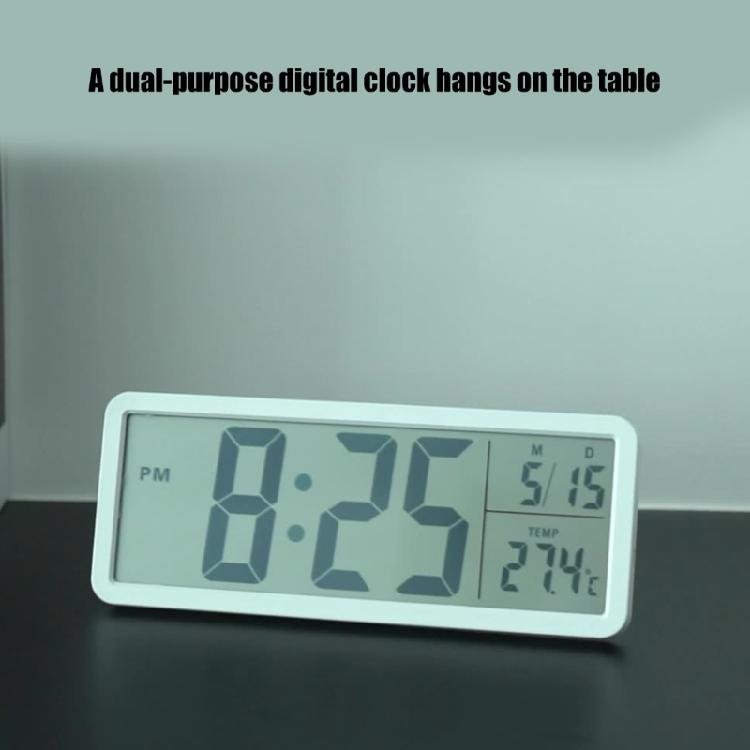 LCD Electronic Clock with Easy to Read Temperature Display Suitable for Modern Lifestyle Easily Setting Clock Decors