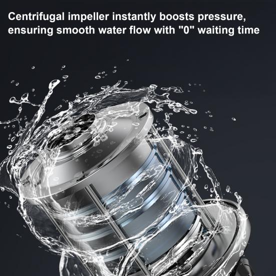 Centrifugal Pump Smart Constant Pressure Booster Pump 0.87 HP 1480 GPH Ultra Quiet 55dB Home Water Pump