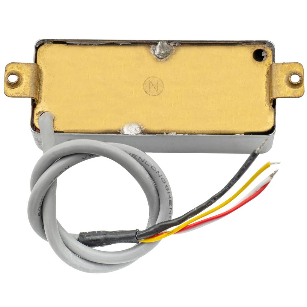 Wilkinson M Series Ceramic Guitar Pickup, Mini Humbucker Neck, for Les PaulFirebird, Chrome