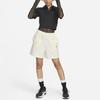 Nike High-Waisted Solid Color Casual Shorts Women Bottoms Milk-White DM6729-133