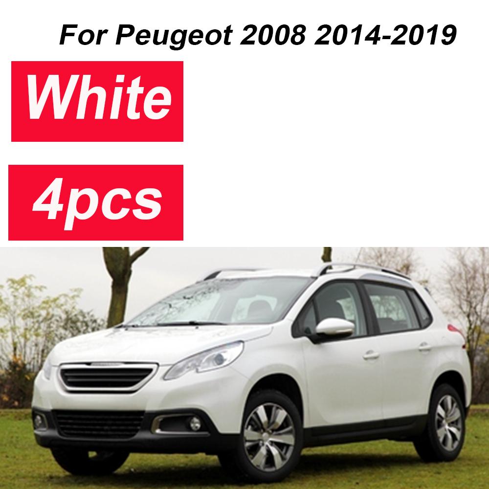 4PCS For Peugeot 2008 2014 Accessories 2014- Mudflaps Front Mudguards Rear Muds Guards Wheels Flaps Fenders Car Accessories