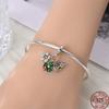 Spring New 100% Copper Flower Butterfly Cute Pet Charm Beads Suitable Fit Panoriginal Bracelet Exquisite