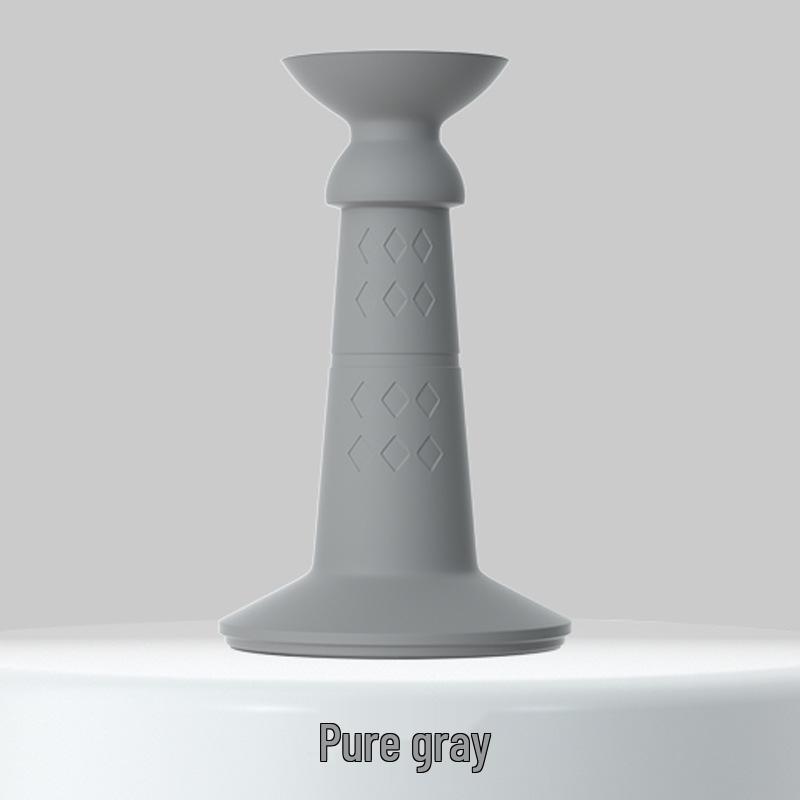 

Силиконовый дверной стопор и противоударная накладка - Без сверления, водонепроницаемый, защита стен для ванной комнаты и многого другого серый/чистый