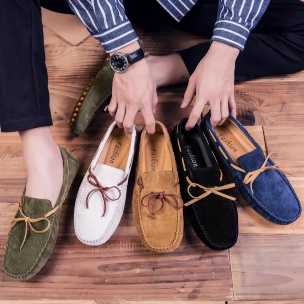 2026 Leather Men Casual Shoes Luxury Brand comfortable Slip on Formal Loafers Men Moccasins Italian Soft Male Driving Shoes