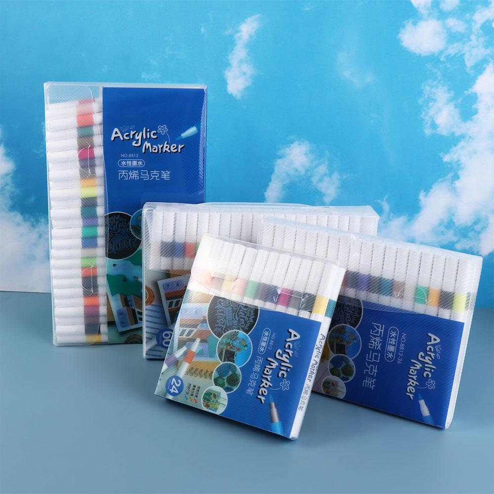 

Нетоксичні 12/24/36/48/60 кольорових фломастерів для малювання барвистою ручкою для малювання Художник 12 Color