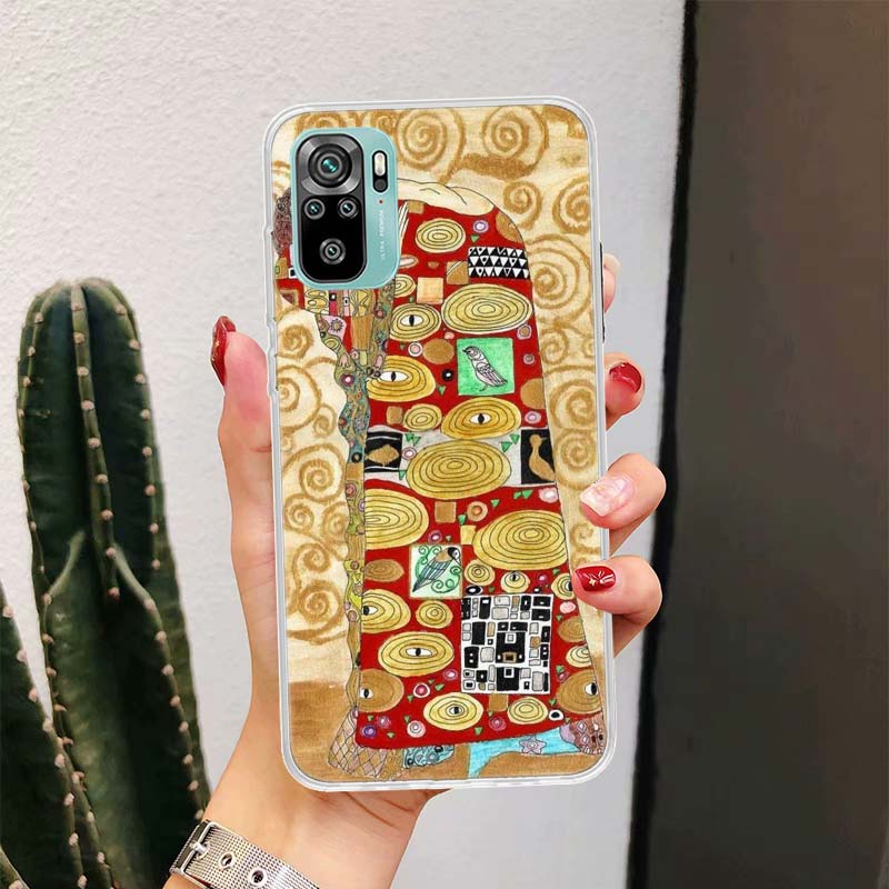Kiss by Gustav Klimt Desig For Xiaomi Redmi Note 14 13 12 11 Pro Plus Phone Case 14S 12S 11S 11E 11T 10S 10 9S Fundas Cover Coqu