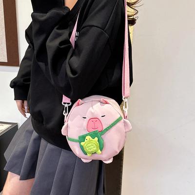 New Cute Messenger Small Backpack Female Bear Cartoon Bag Shoulder Bag Casual Versatile Messenger