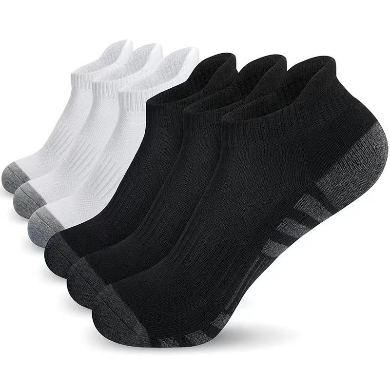 Übergröße Herren Frühling und Herbst Basketball Laufen Mesh Rutschfest Frotteesohle Schweißabsorbierende Socken