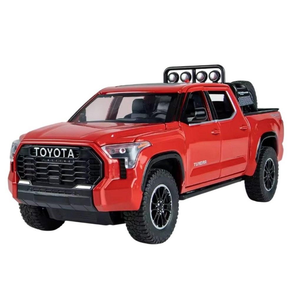 1:24 Scale Die-cast Metal Toyota Tundra Model Car - Red