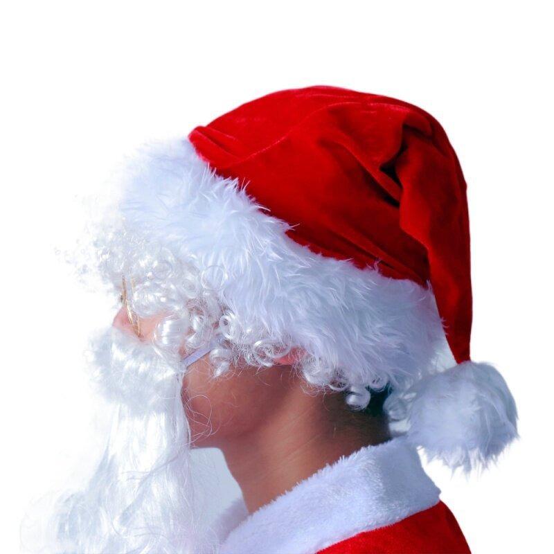 Vánoční kostýmy kompletní sada pánského a dámského oblečení kostýmy ze zlatého sametu sváteční párty převlek vánoční oblečení generace