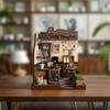 CRESYMME Dollhouse Miniature Kit, Wooden 3D Puzzle, DIY, Handmade, for Adults (Country Coffee Shop)