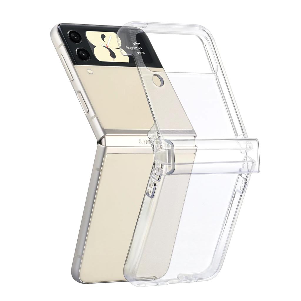 Mobile Phone Clear Cover Case for Samsung Galaxy Z Flip 7 FE 6 5 5G Flip7 Flip6 Flip5 Flip3 Flip4 Flip 3 4 Protection Funda
