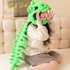 Soft Dinosaur Skeleton Headgear Realistic Stuffed Animal Bone Set Dino Plush Hat  Halloween Costume