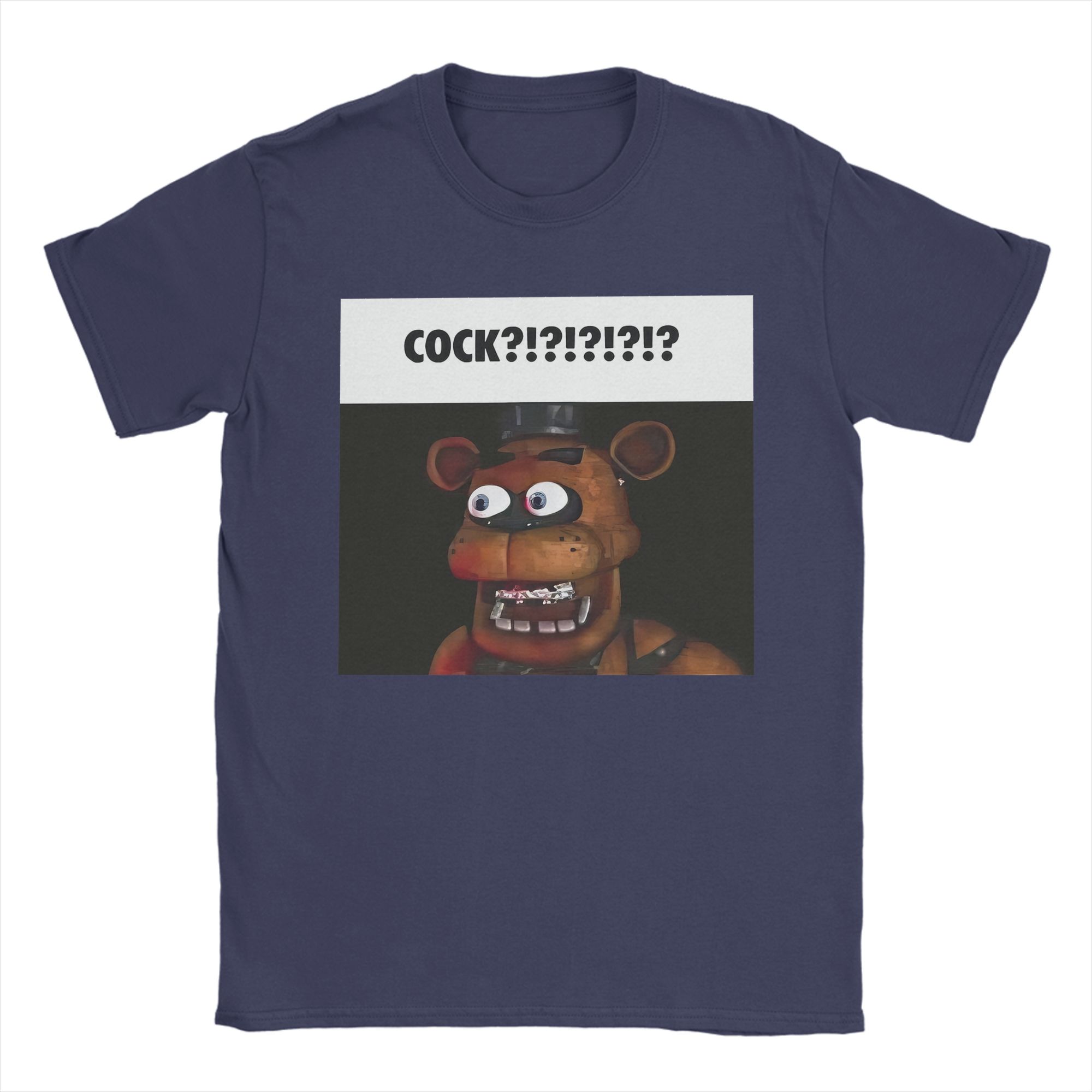 

Freddyed Bonnie Game Fazbear T Shirts Men 100 Cotton Fashion for Male TShirt Round Collar Tee Shirt Short Sleeve Tops Printed 2XL