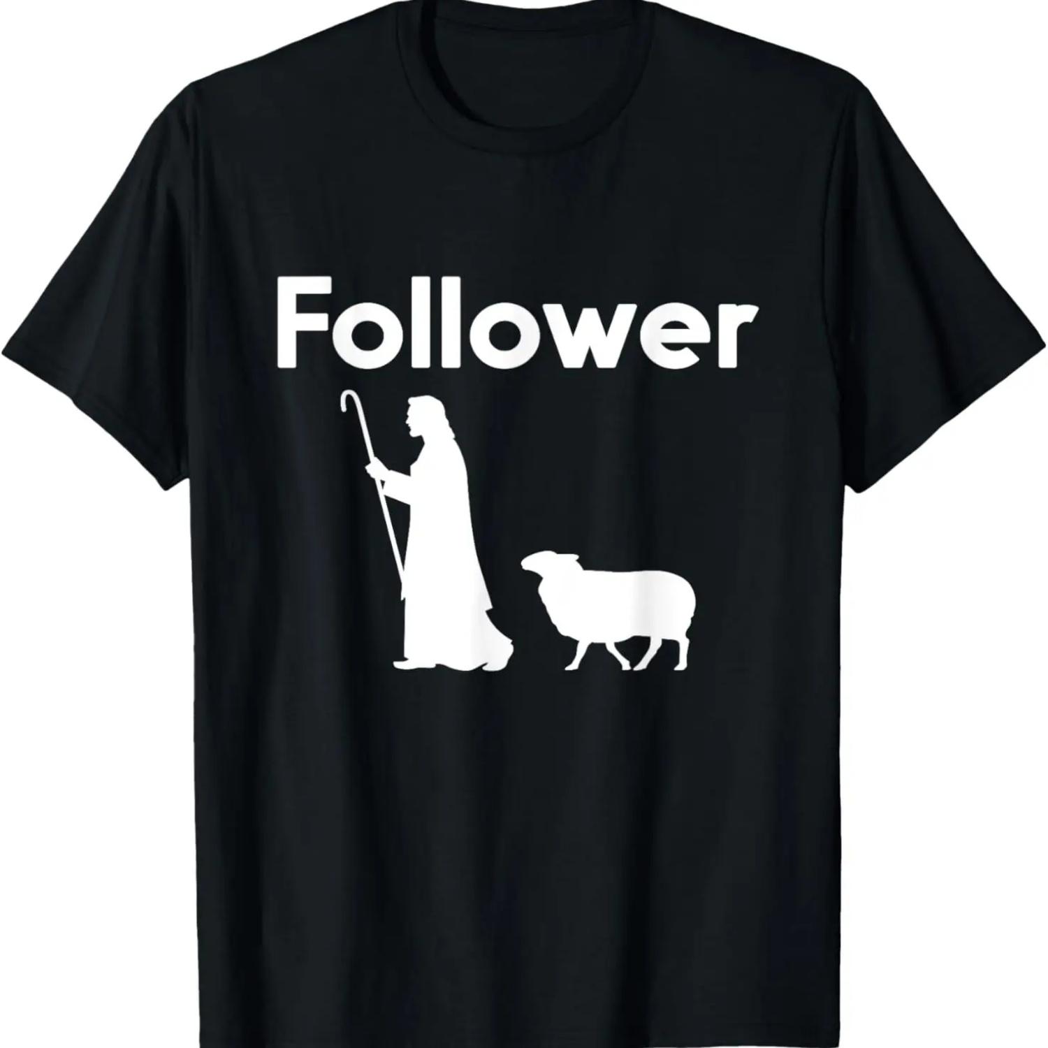 Followers of Jesus Christ parable of the lost sheep T-Shirt S