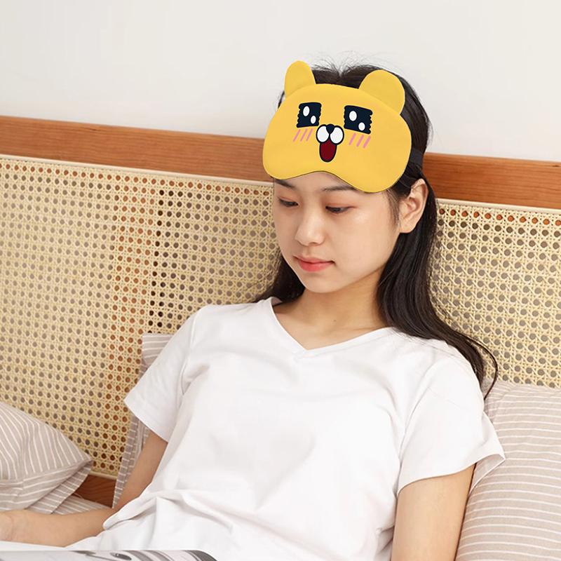1PCS Cartoon Sleeping Eye Mask Cute Blindfold Eye Cover Mask Eyepatch Travel Home Eyes Relax Mask Eyeshade Gifts for Kids Adult