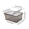 Reptile Breeding Box Animal Habitat Cage Lightweight with Small Vents Turtle Transport Container