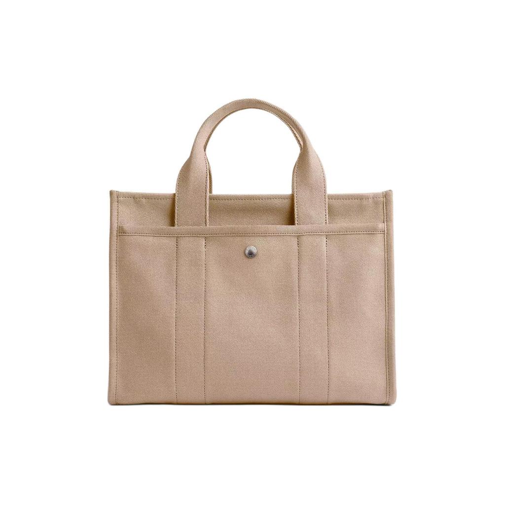 COACH Cargo Canvas With Satin Tote Bag, Shopping Bag, Shoulder Bag, Crossbody Bag, Handbag Large Women's Brown CP158-LHVRA