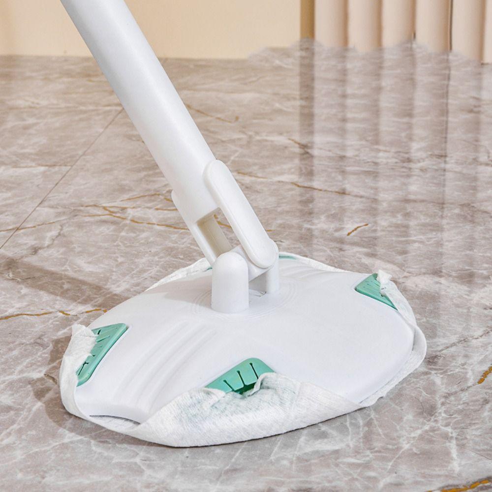 

Removable Face Towel Mop Reuse Flatboard Mop Durable Glass Cabinet Mop Kitchen рожевий