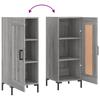 Sideboard Gray Sonoma 34.5 x 34 x 90 cm Engineered Wood
