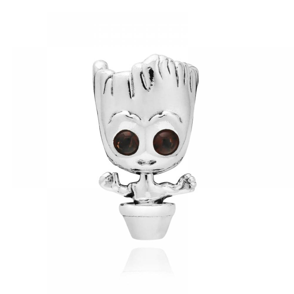 Pandora 792554c01 Marvel Guardians Of The Galaxy Dancing Groot Silver Charm