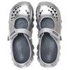 Crocs Echo Mary Jane Comfortable Versatile Fashion Clogs Women Clogs Silver 214110-1FS