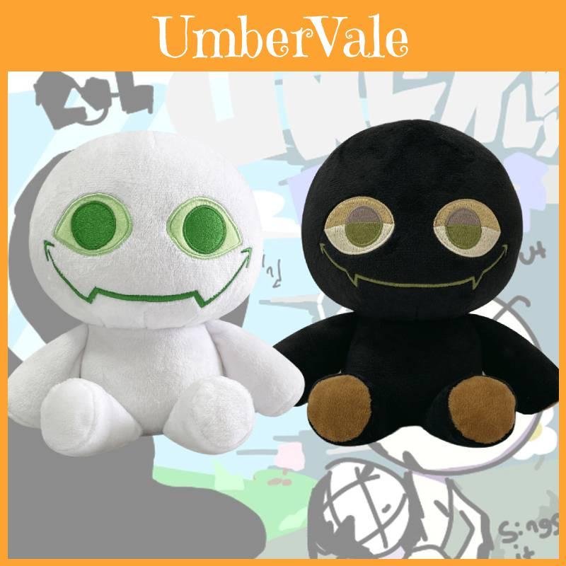 Slap Battles Bob Plush Toy Black White Doll Pp Cotton Stuffed Animal Custom Design